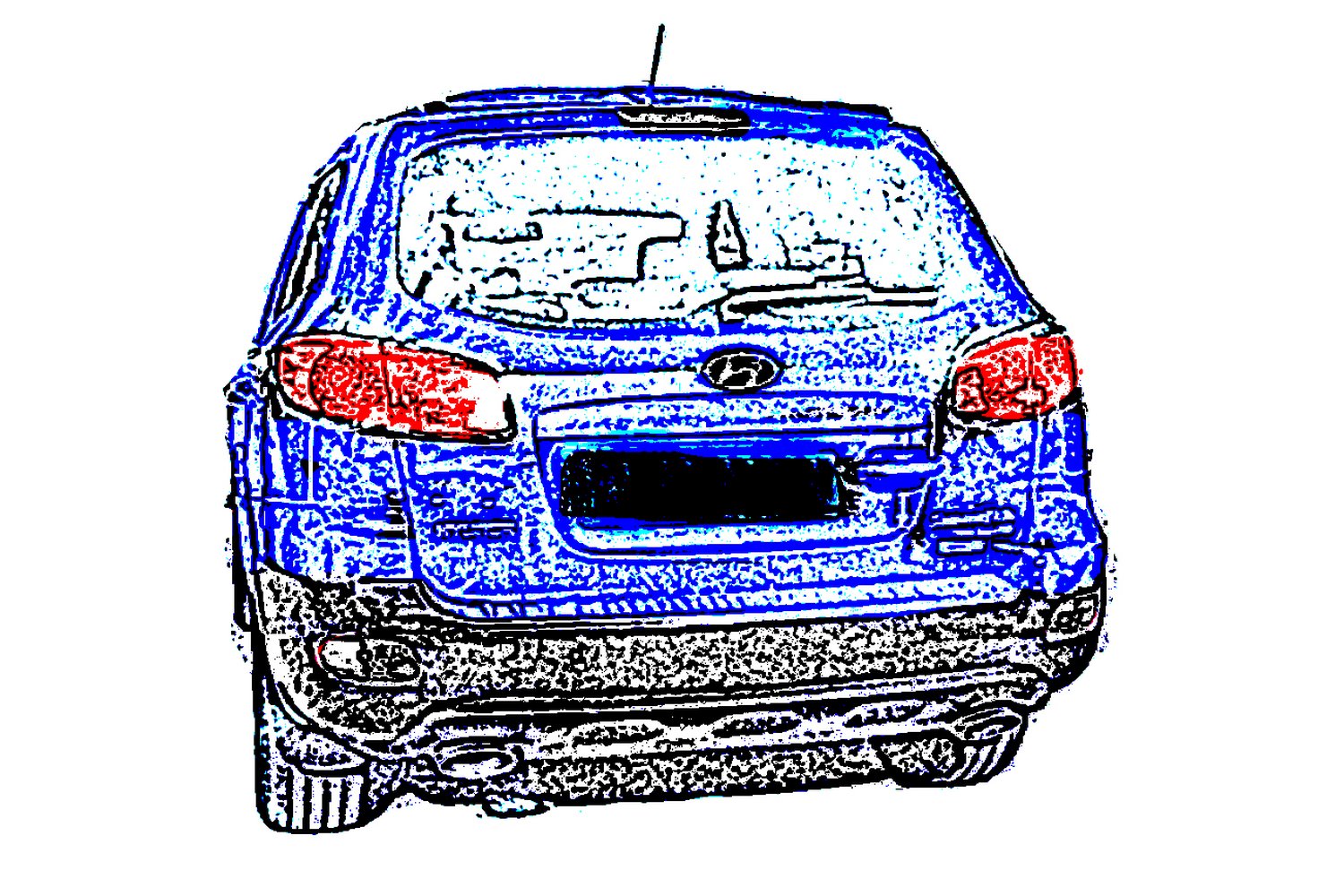 Hyundai i20 μπλε (ArtWork), Αθήνα, Αττική