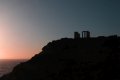 Ο Ναός του Ποσειδώνα το σούρουπο, Σούνιο, Αττική