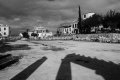 Ρωμαϊκή Αγορά σε μαύρο άσπρο, Αθήνα, Αττική